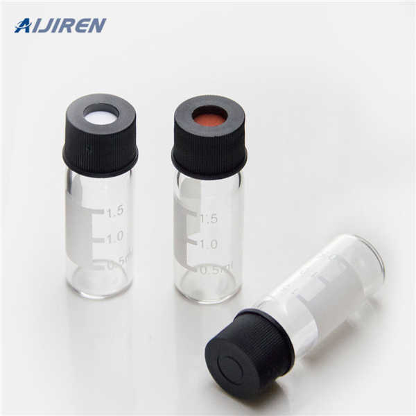 Screw Top 10mm Clear Glass 1.5mL HPLC Autosampler Vials 